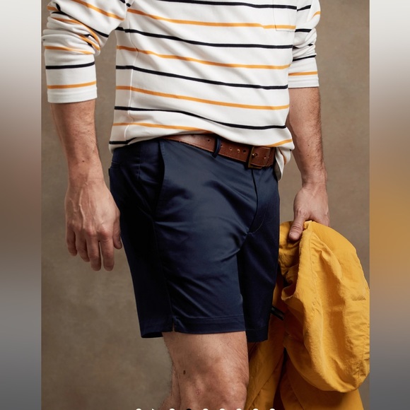 NWT Banana Republic Navy 7” Core Temp Short Size 38 - Picture 3 of 11